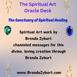 A poster with the words " spiritual art oracle deck ".