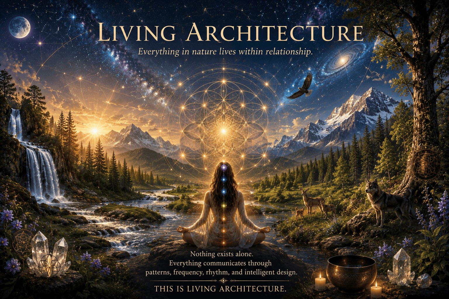 living architecture and cosmic harmony